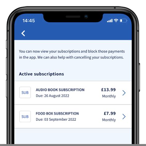 Make sure you know the dates of all your subscription payments and keep enough money in your account to cover them. You may have a subscription or recurring payment for services from the following companies or others like them: These companies often bill on random days of the month, and some only after a free trial month. If there is no money ...